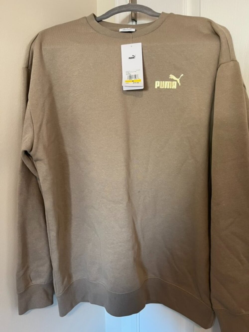 PUMA Maximal Metallic sweatshirt.